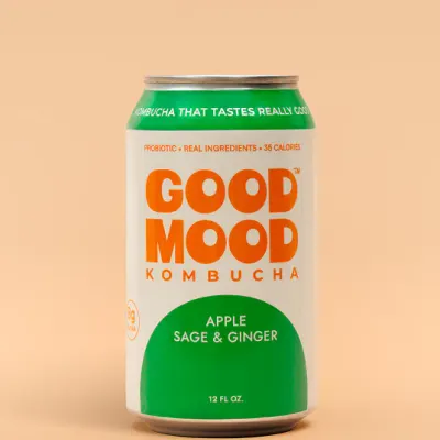 Apple Sage & Ginger, GoodMood Kombucha